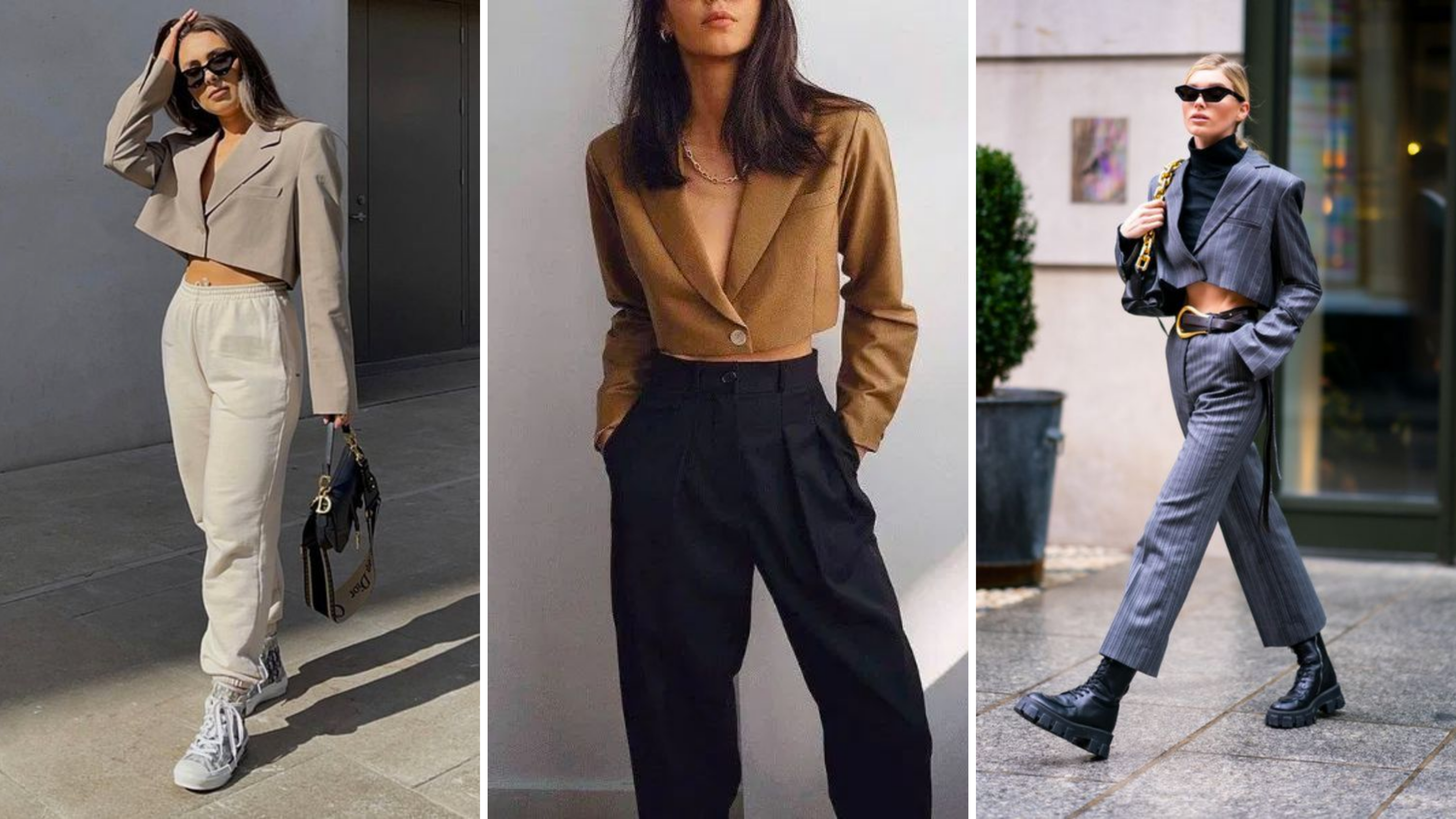 4 Looks com Blazer: cropped