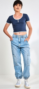 Looks coringas: Calça jogger jeans