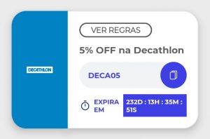 cupom Decathlon